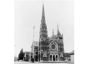 St Andrews Cathedral, Victoria, about 1895.
